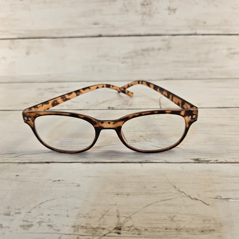 Perry Ellis Tortoise Shell Reading Glasses Brown +1.50 Power PEBX27-2